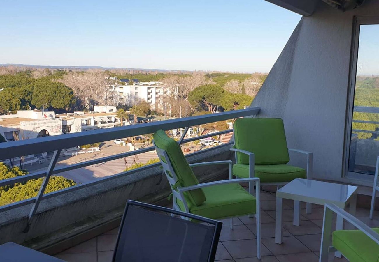 Apartment in La Grande-Motte - Résidence avec piscine, t4 pour 6 N113