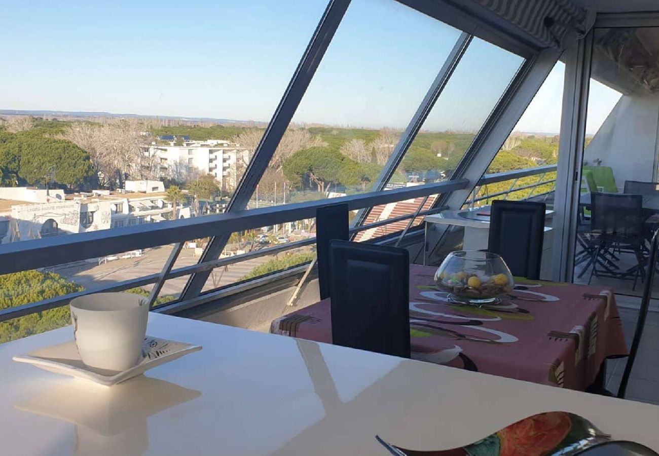 Apartment in La Grande-Motte - Résidence avec piscine, t4 pour 6 N113