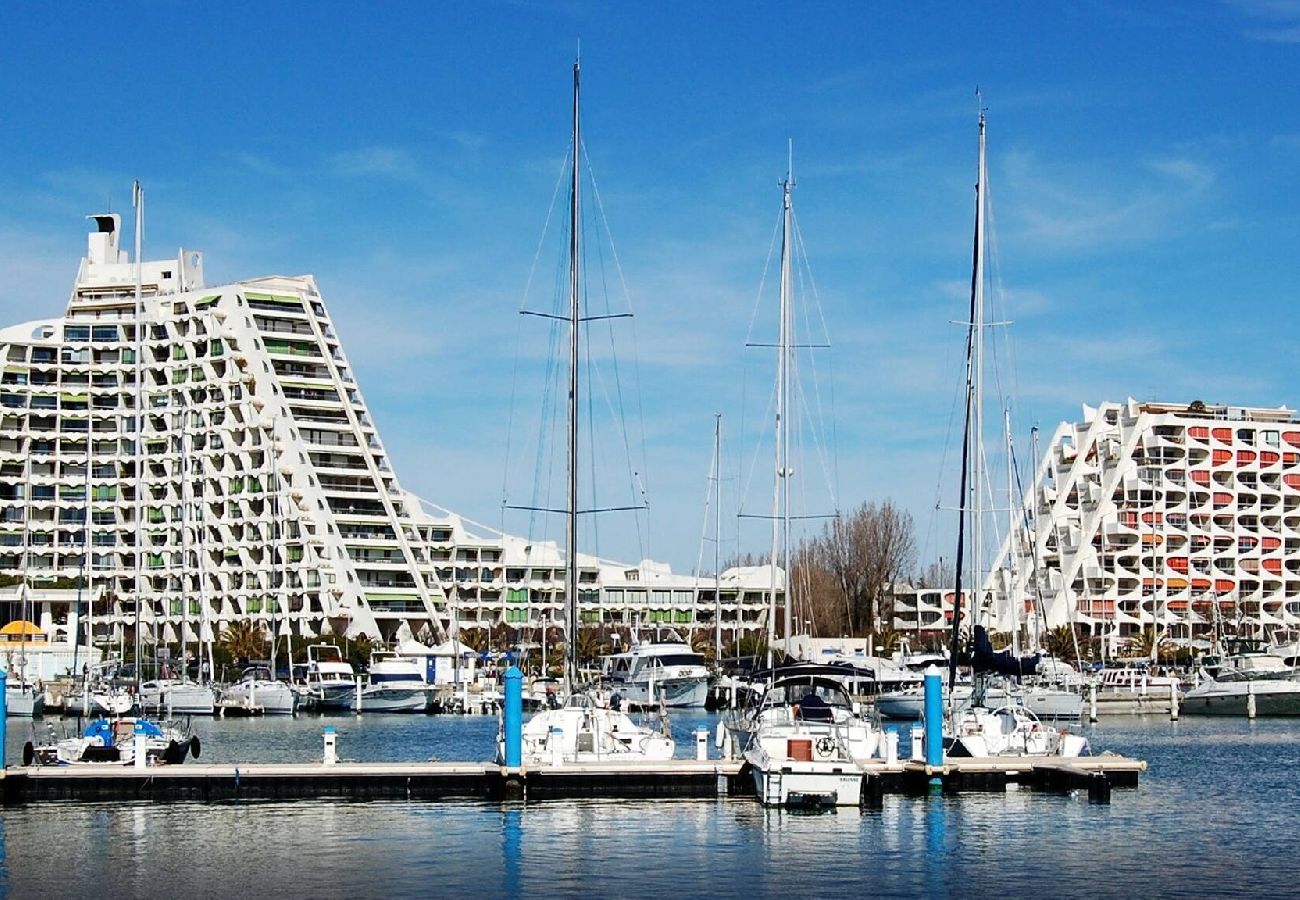 Studio in La Grande-Motte - Coeur de ville, studio avec parking N73 