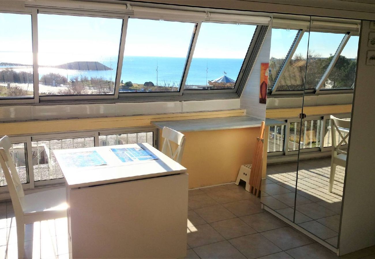 Estudio en La Grande-Motte - Première ligne Plage, studio pour 2 N20