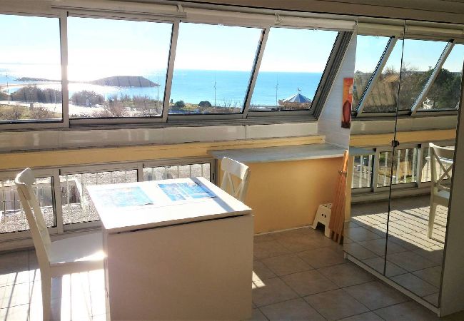 Studio à La Grande-Motte - Première ligne Plage, studio pour 2 N20