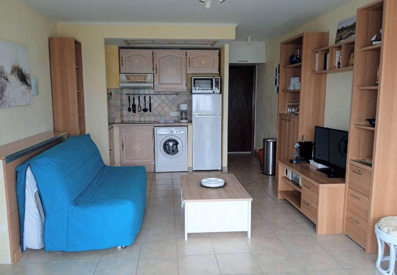 Studio à La Grande-Motte - Première ligne Plage, studio pour 2 N20
